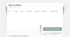 Desktop Screenshot of deliciousitaly.com