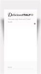 Mobile Screenshot of deliciousitaly.com