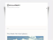 Tablet Screenshot of deliciousitaly.com